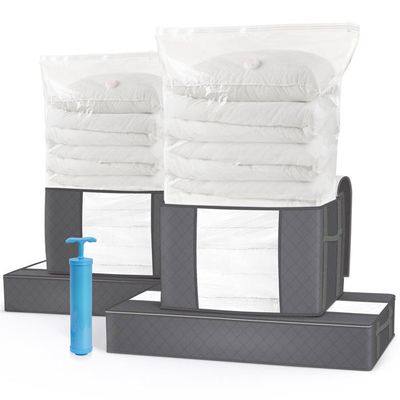 Amazon Housse De Rangement Couette Sous Vide VOUNOT® Lot De Sacs