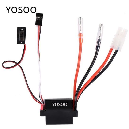 Contrôleur (ESC) Brushless 320A Double Sens - Pour Bateau/voiture RC, 6-12V, Puissance élevée