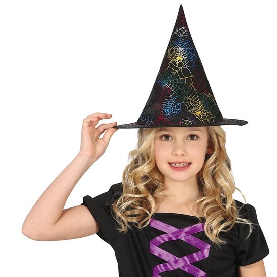 Chapeau De Sorcière Avec Araignée - Taille Unique | Déguisement Halloween Adulte Enfant, Cosplay, Fête à Thème - 2