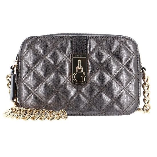 GUESS sac à épaule bandoulière Noelle II Crossbody Camera Bag Latte
