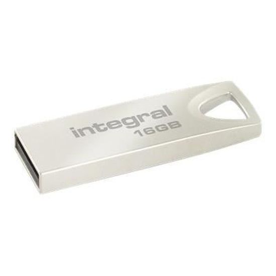 Clé USB INTEGRAL Arc 16GB - Métallique - USB 2.0