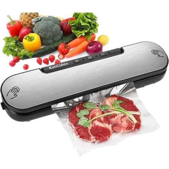KotiCidsin Machine Sous Vide Alimentaire avec Couteau de Coupe et 10