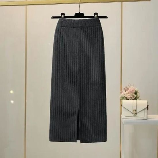 H&M Jupe en tweed Dames T EU 40 noir-blanc cassé style décontracté