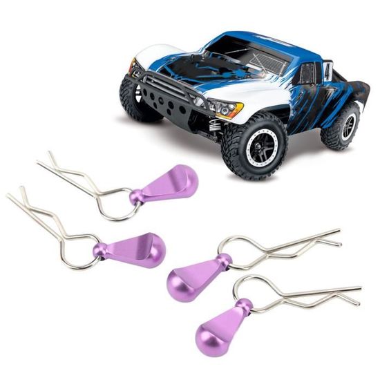 10 pièces 7MM RC coque de voiture Clip RShape métal corps Clips broches pour 1/5 1/6 1/8 1/10 RC voiture (Bleue
