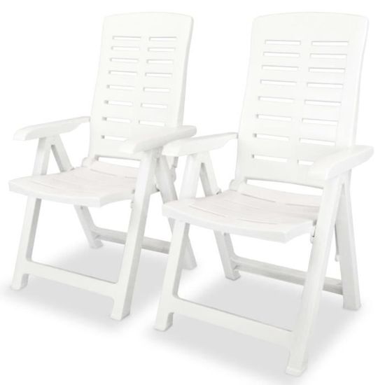 Chaises de jardin pliables 4 pcs - Pwshymi - Simplicitate - Anthracite - PP - 44 x 48 x 76 cm
