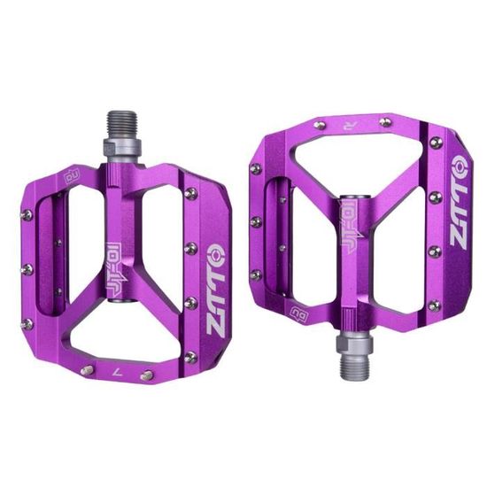 Pédales Vélo Newaner - Alliage Aluminium - Anti-dérapantes - Pour VTT, Route, Ville - 274g/paire