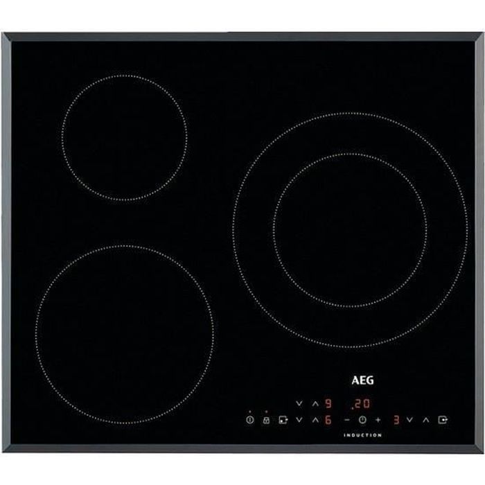 Plaque à Induction Aeg IKB6330SFB (3 Zones de cuisson)
