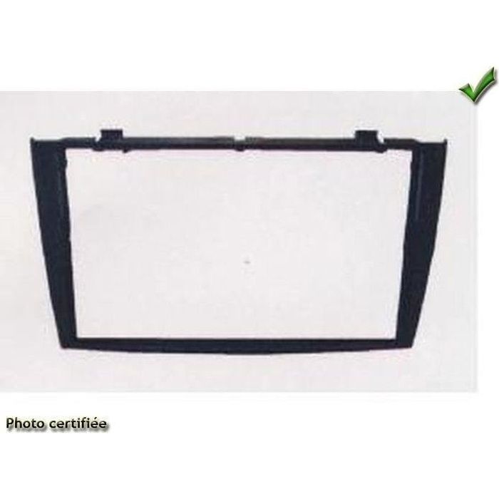 FACADE AUTORADIO DOUBLE DIN PEUGEOT 308 ARGENT