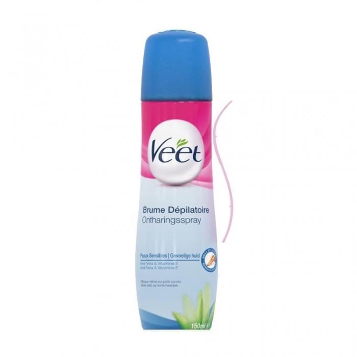 Veet Brume Dépilatoire Peaux Sensibles 150ml (lot de 2)