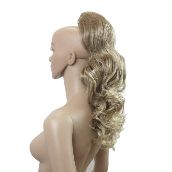 Vanessa Grey Hair Ponytail, Extensions De Cheveux Pour Queue De Cheval Mélange De Blonds Cendrés