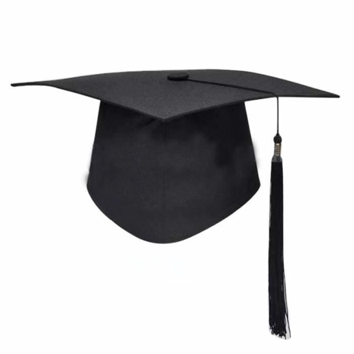 Toque Chapeau Étudiant Diplômé Réglable Accessoire de Costume