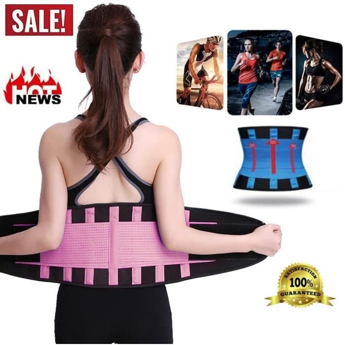CEINTURE DE FORCE Saingace Ceinture AbdominaleCeinture de Sudation pour Homme et Femme Ceinture de Sudation Abdominale en Nea2352