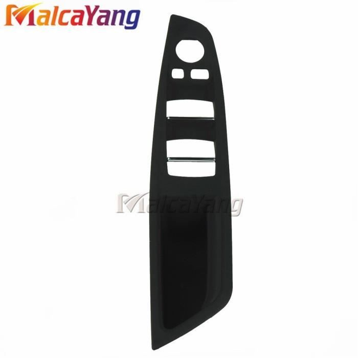 Poignees,Panneau de porte avant gauche pour BMW, cadre de rangement, bouton de conducteur, pour BMW série 5 F10 - Type Black