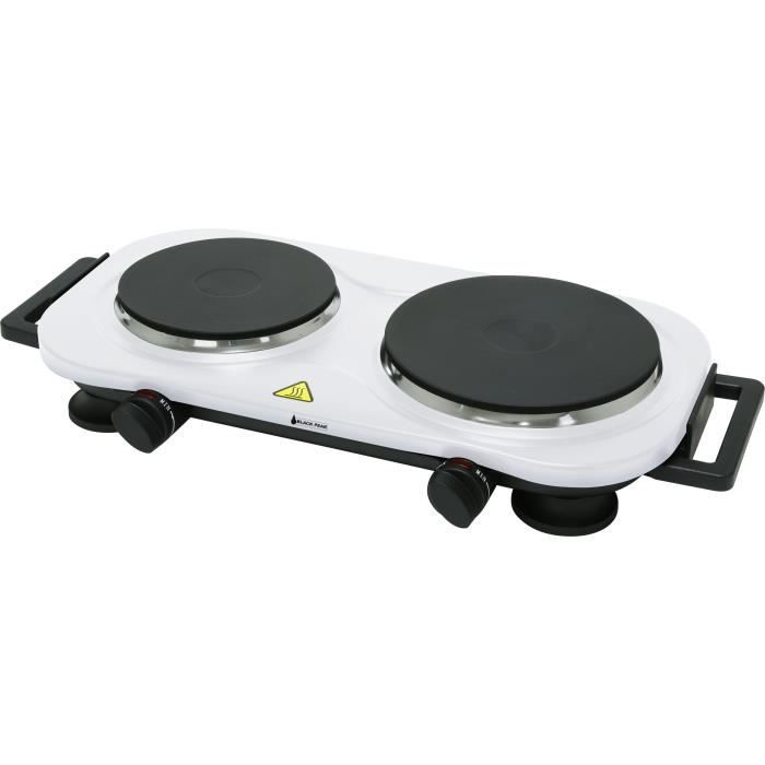 BLACKPEAR BHP 002 Plaque de cuisson - 2 feux - 2250 W - Blanc