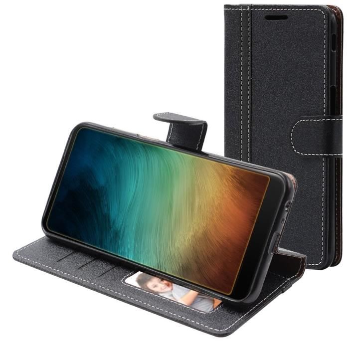 ebestStar ® pour Samsung S10e Galaxy - Etui Portefeuille PU Cuir , Noir