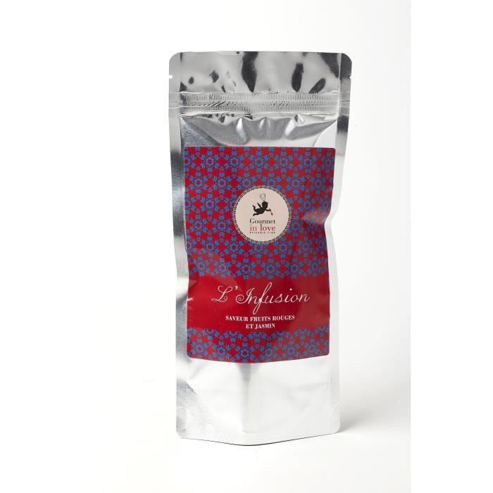 GOURMET IN LOVE Infusion Saveur Fruits Rouges et Jasmin Zip Pack - 40 g