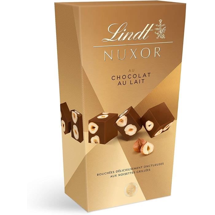 LINDT Bouchées de Gianduja NUXOR - Chocolat Lait et Noisettes - 165 g