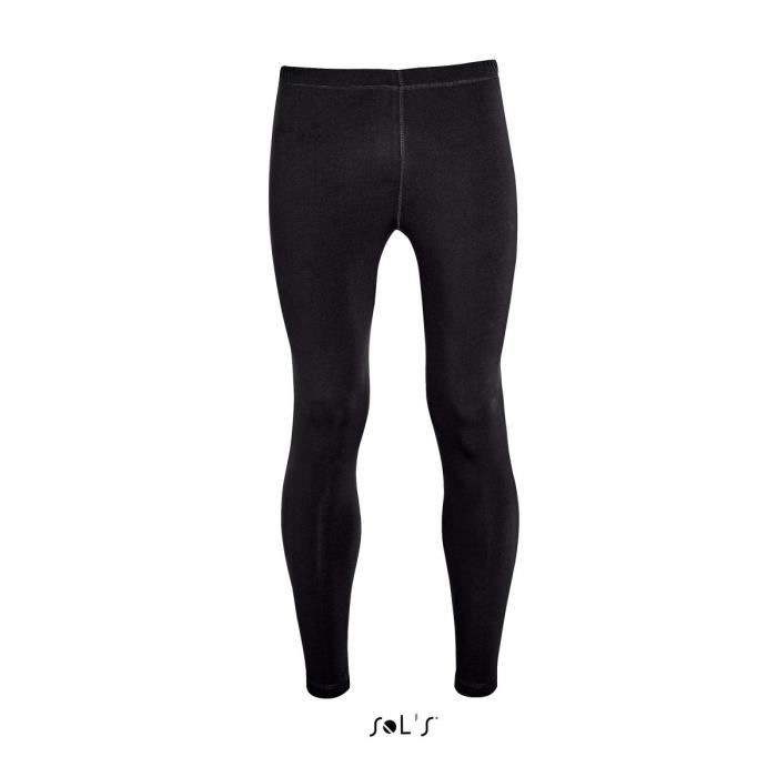 collant running - legging homme - 01410 - noir