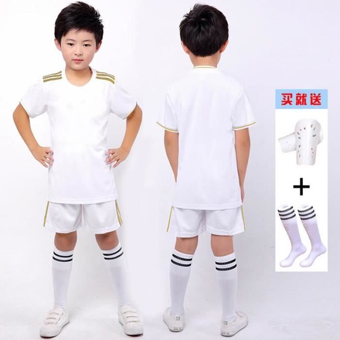 Coupe du monde Madrid équipe de football Enfants Suit Maillot de Football Tops + Shorts