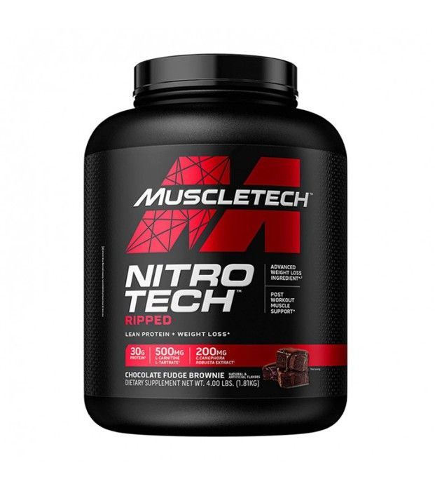 Nitro-Tech Ripped 3.97 lb (1.8 kg) (Brownie au Chocolat)