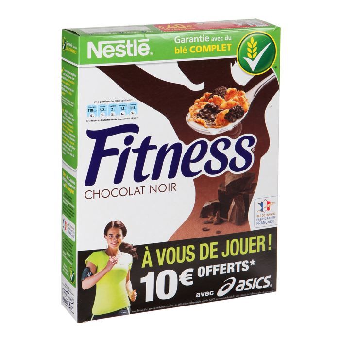 Nes céréales fit choconoir 375g