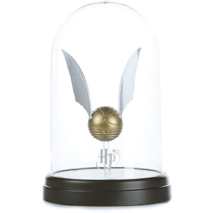 Lampe de table Harry Potter sous licence officielle Vif d'or sous la cloche avec le logo HP