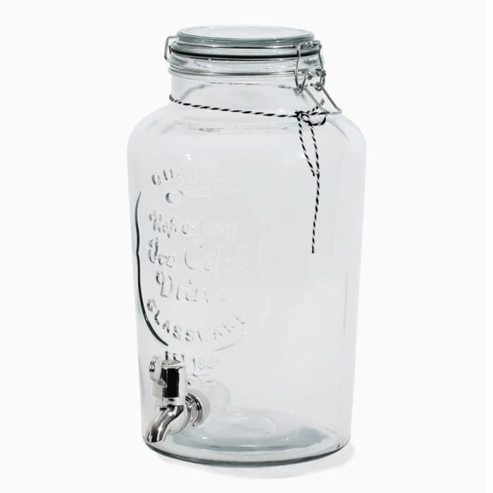 Fontaine à boisson en verre transparent 7L - Swome
