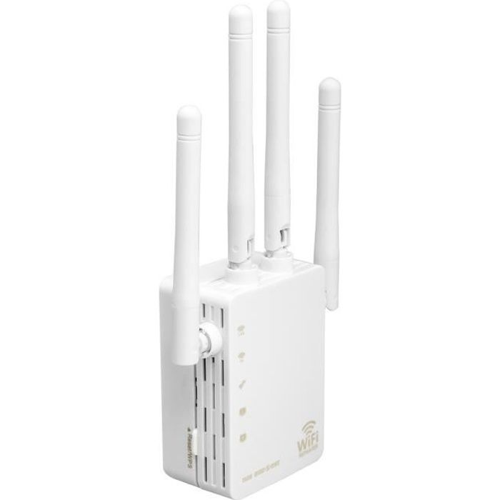 TD® Amplificateur de répéteur de signal WiFi sans fil à double bande de 2.4G 5G 1200mbps / routeur AP haute puissance