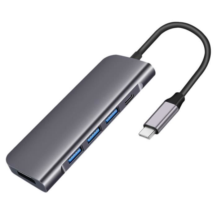 1 pc Durable Pratique 5-en-un Station d'accueil Dock Extension Ordinateur STATION D'ACCUEIL - REPLICATEUR DE PORT - SUPPORT