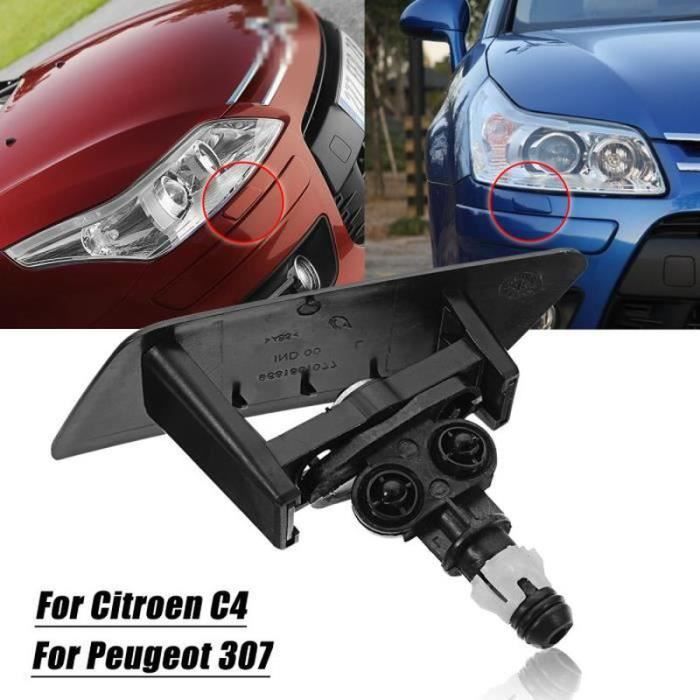 QQ15057-T4W 1x Buse de Lave-phares Pour Citroen C4 Peugeot 307 Droite