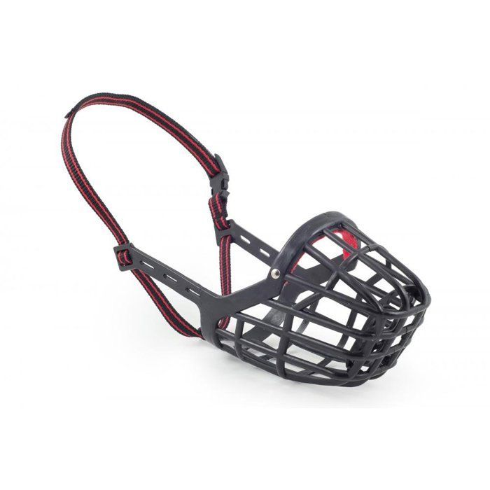Meilleurs prix pour Muselière plastique pour chien Ancol - Taille 7 (museau 29 cm) - sangles réglables résistante