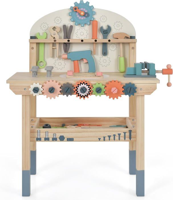 Établi De Bricolage Jouet Pour Enfants - Marque TikTakToo - Avec Accessoires (visseuse, Etc.) - Âge 3-4 Ans - Neuf