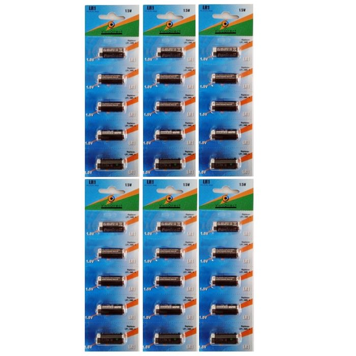 Lot de 30 Piles type LR1 compatibles LR01/MN9100/AM5/E90 /UM5 /SUM5 ...