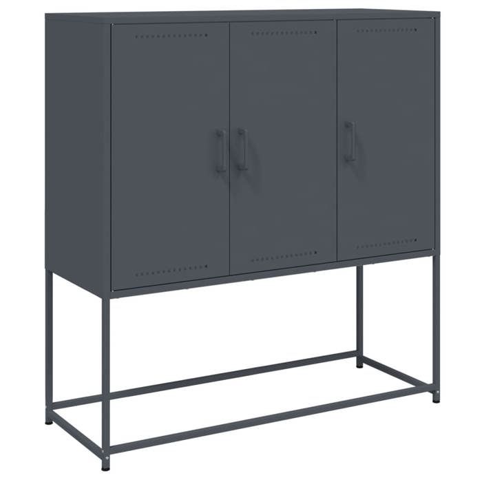 Buffet haut - UU - Grand espace - anthracite - 1005x39x107 cm - acier C1654