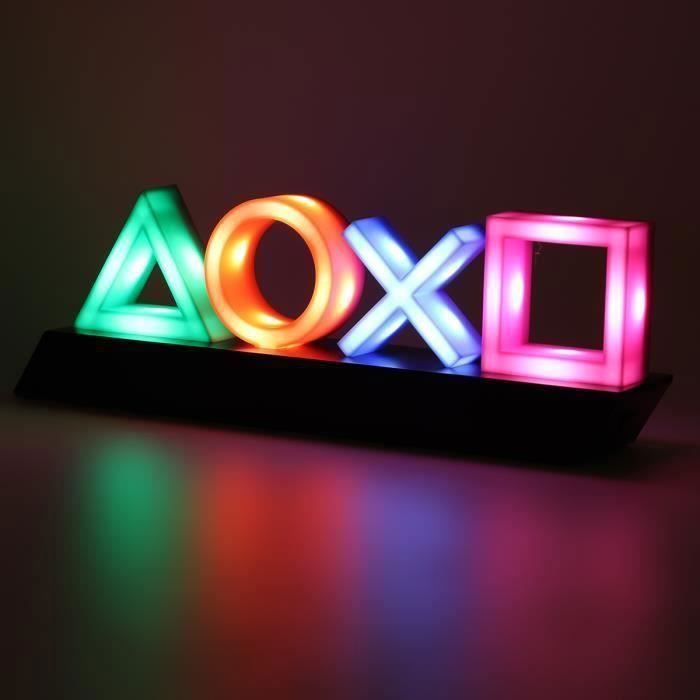 Lampe - keeper - PlayStation - Symboles - Contrôle Vocal - LED Rechargeable