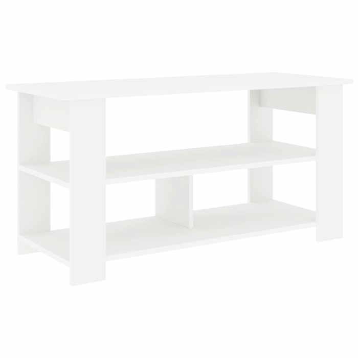 Moderne Armoire de télévision - Design Élégant - Meuble TV - TABLE TV - Blanc 100 x 40 x 50 cm @FR(4697)