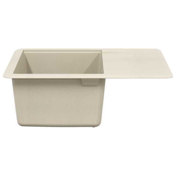 [34878]Évier Beige 560x460 mm 80% Quartz et 20% Résine Poids:10.77 Kg