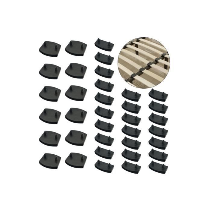 Capuchons de Lattes 45 pièces Accessoires de Connexion durables Capuchons de Remplacement en Plastique Embout de Lattes