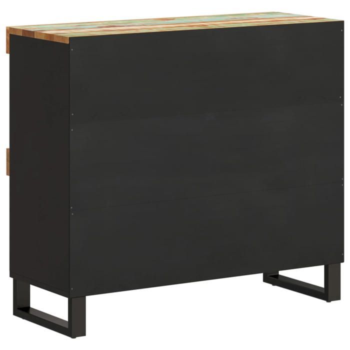 Armoire latérale Moderne Meuble de chambre/salon 85x33x75 cm bois massif de récupération CC26
