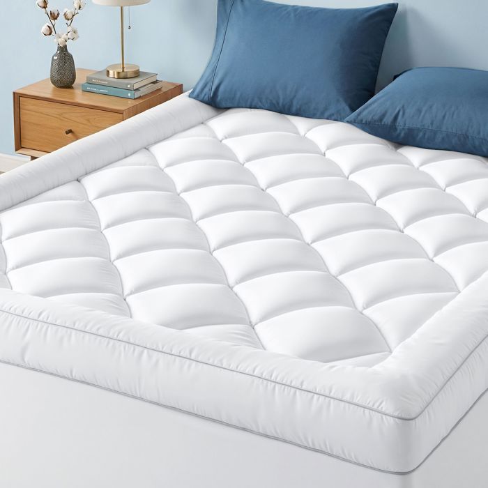 BedStory Surmatelas 90 x 190cm 10 cm dépaisseur Surmatelas avec protège-Matelas Lavable en Machine