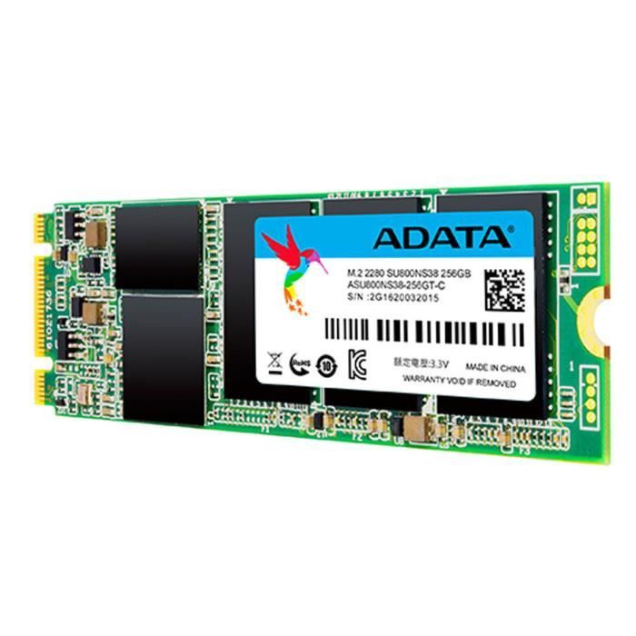 Top achat Disque SSD SSD ADATA SU800NS38 256 GB M.2 2280, SATA 6 Gb-s pas cher Achat Disque SSD SSD ADATA SU800NS38 256 GB M.2 2280, SATA 6 Gb-s pas cher