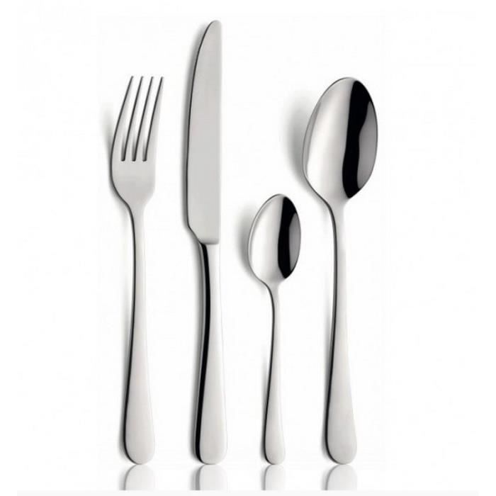 Ménagère 24 pièces - AMEFA - 850156 - Inox 18/0 - Compatible lave-vaisselle - Finition brillante