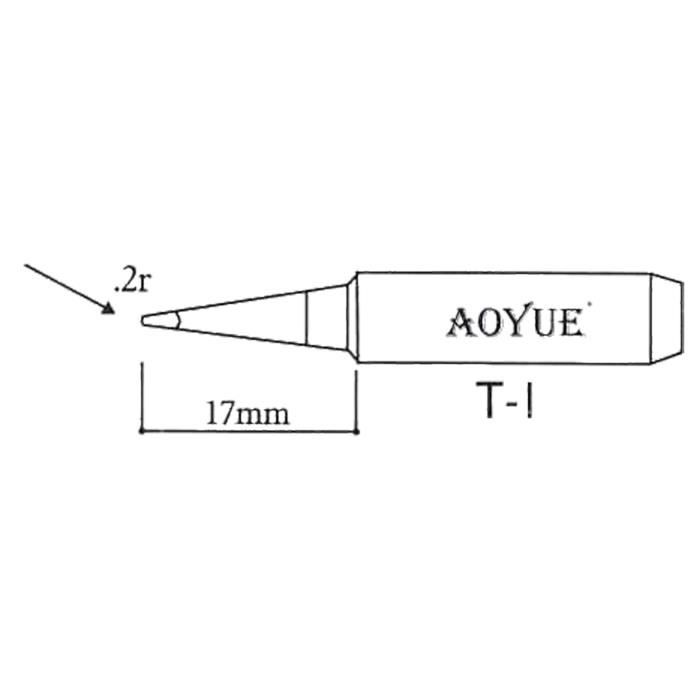 Pointe De Rechange Pour Fer à Souder AOYUE - Modèle TH - Marque SATKIT - Neuve Sous Blister