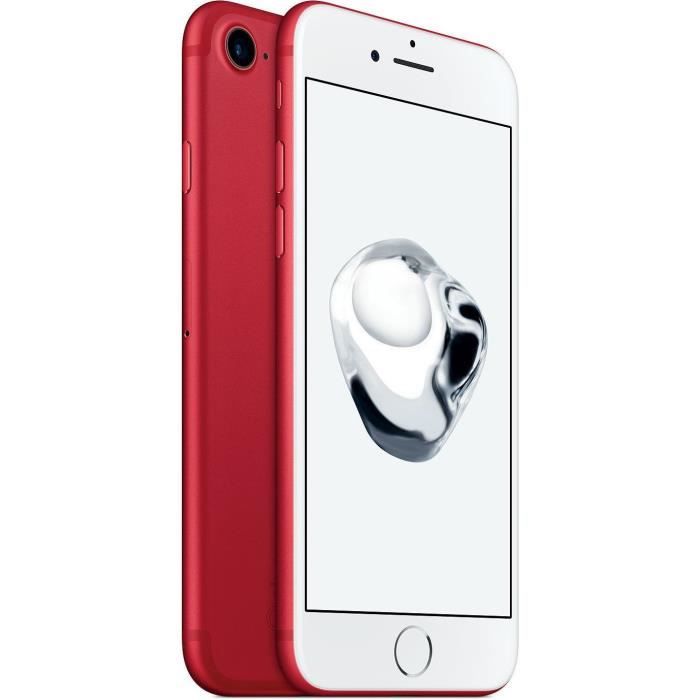  T&eacute;l&eacute;phone portable iPhone 7 128 Go Red Reconditionné - Comme Neuf pas cher