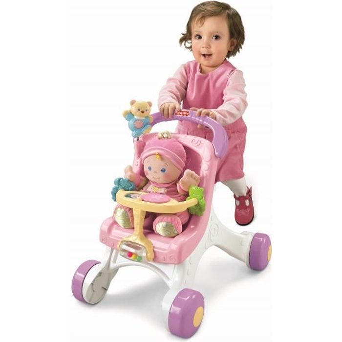 trotteur poussette fisher price