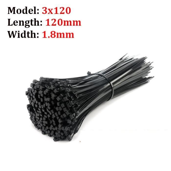 Collier De Serrage 300 Mm X 4,8 Mm, Attache Câble, Serre Câbles Rilsan Nylon, Colliers Serre