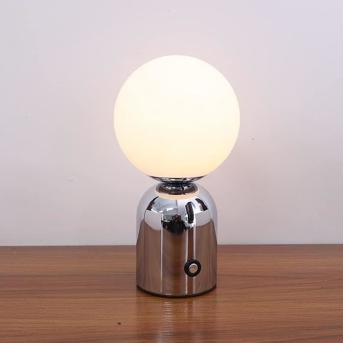 LANMOU Lampe de Table Sans Fil Rechargeable Moderne, Lampe de