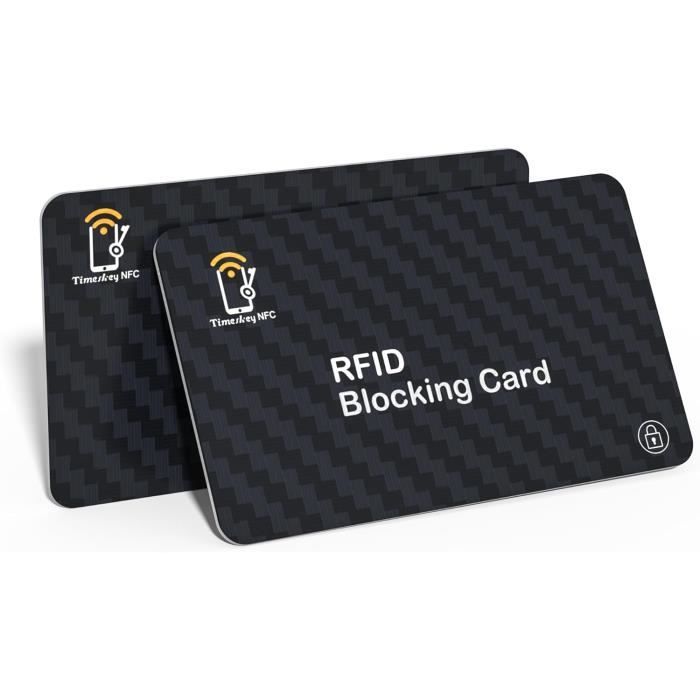 Carte Anti Rfid-Nfc, Protège Toutes Vos Cartes Bancaires Des Hackers, Fini  Les Etuis Et Pochettes, Carte Anti Piratage, Prote[Y1228] - Cdiscount  Bricolage