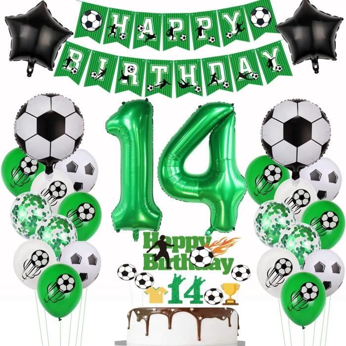 Décoration D'Anniversaire - Vert Doré - Décoration 18 Ans - Ballons
