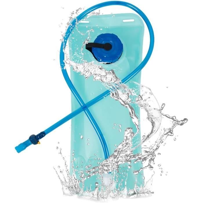 HAIT 2L Camping Portable Poche Hydratation, Pliable Poche Eau Bidon pour Utilisation en